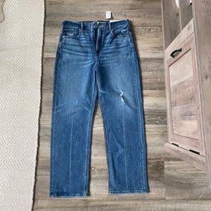 Loft The 90s High Waist Straight Jeans